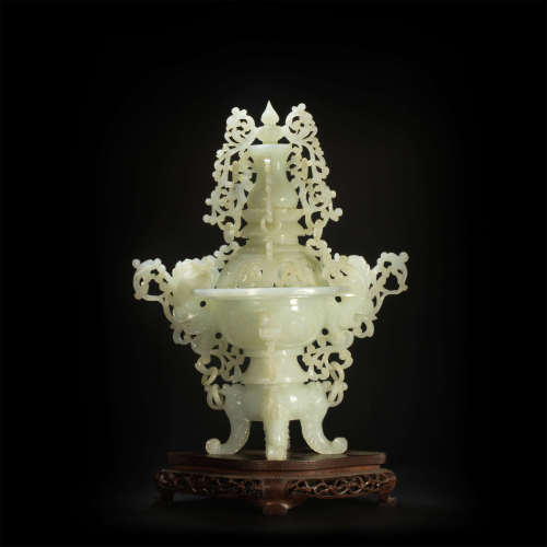 Jade Censer from Qing