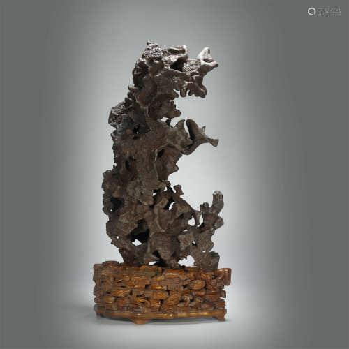 Iron rockery from Qing