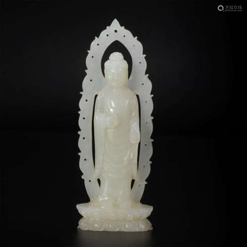 Jade buddhist sculpture from Song