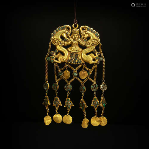 Gold accessories form Sassnid Dynasty