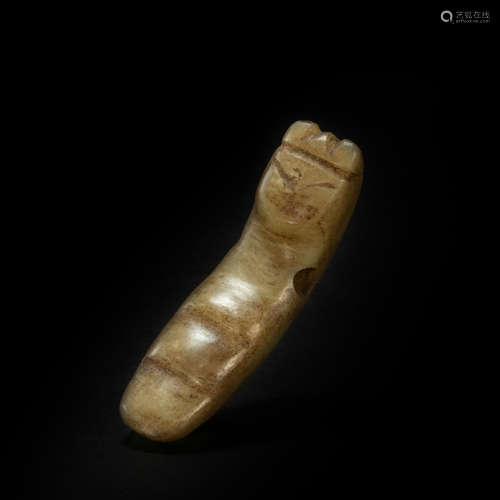 Jade silkworm from Hong Shan Culture