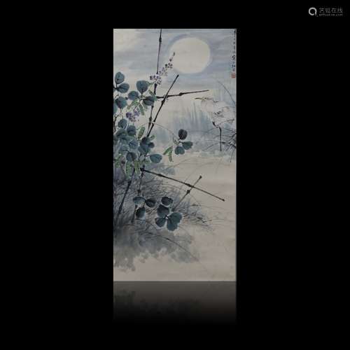 Flowers and birds painting by Hanting Jiang