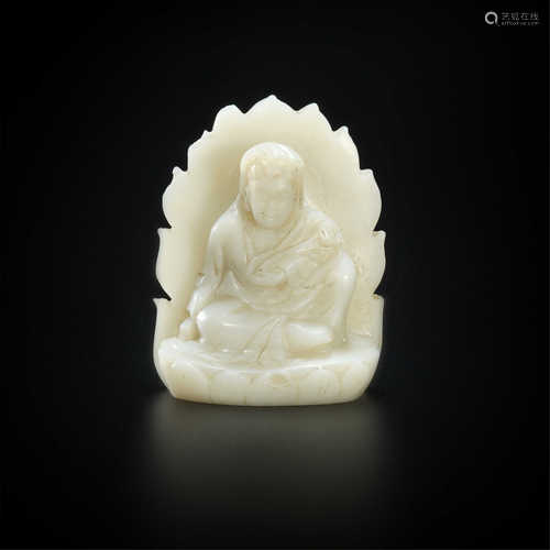 Jade buddhist board from Ming