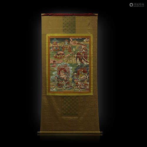 Thangka from Qing