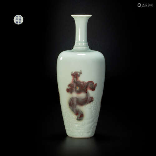 Youligong prunus vase from Qing