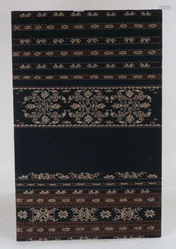 Indonesian textile, unframed, 50cm x 78.5cm