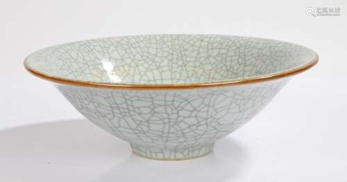 Chinese shallow bowl, of contemporary taste, with all over c...