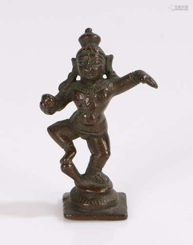 19th Century Indian bronze, Shiva in his form as the cosmic ...