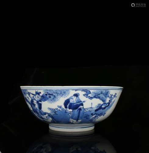 Chinese porcelain bowl, Kangxi four character mark and of th...