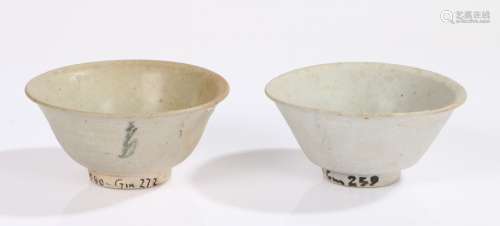 Vung Tau cargo, two Chinese porcelain bowls, circa 1690, Kan...
