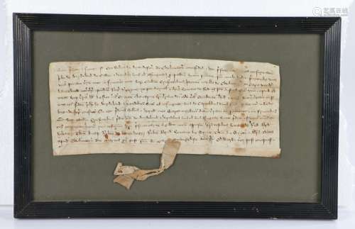 Edward III Suffolk 14th Century vellum manuscript, dated 133...
