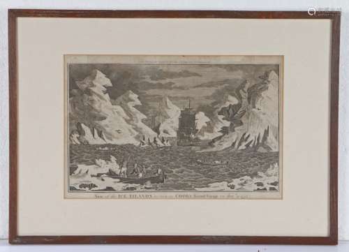 View of the Ice Islands as seen in Cooks second Voyage, on J...