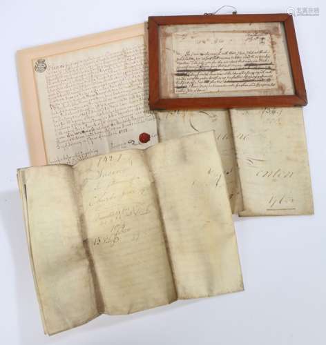 An 18th Century letter from Strawberry Hill, dated 1789, tog...