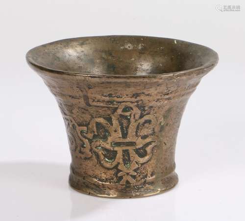 17th Century Somerset bronze Mortar, by Thomas Sturton II (c...