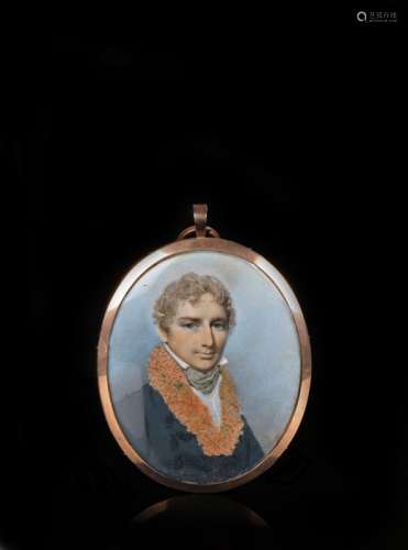 George Engleheart (1750-1829 ) portrait miniature The Hon Be...