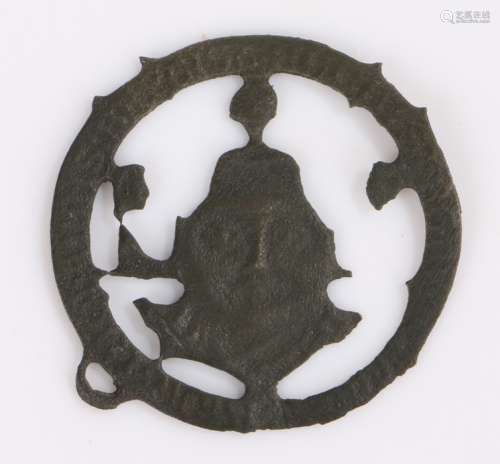 Early 15th Century Medieval pilgrims badge, Thomas Becket to...