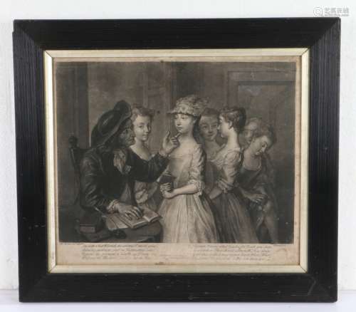 After John Faber the Younger, (1695–1756) A School of Girls,...