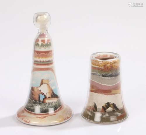 Victorian and later Seaside souvenirs, to include a glass be...