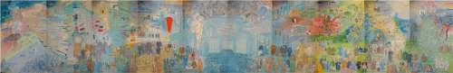 拉乌尔-杜菲（1877-1953）。仙女电。全系列十幅彩色石版画，拱门上，第...