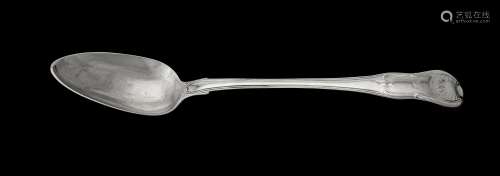 A George III King's pattern gravy spoon by William Elliot