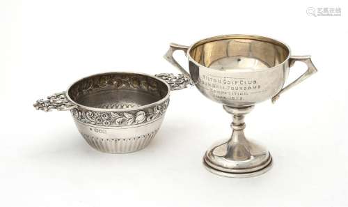 A late Victorian silver twin handled bowl by Pairpoint Broth...