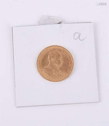Germany, Prussia, Wilhelm II, gold 20-Mark 1914A (KM 537)