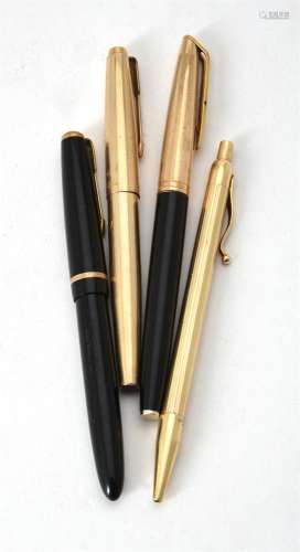 Cartier, a gold coloured ball point pen