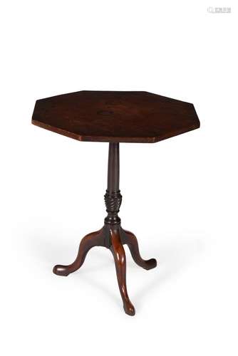 A George III mahogany tripod table