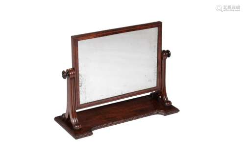 A Regency mahogany dressing mirror