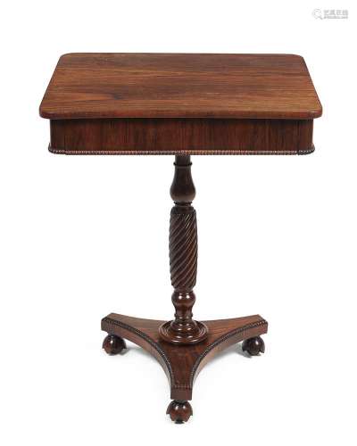 Y A George IV rosewood occasional table
