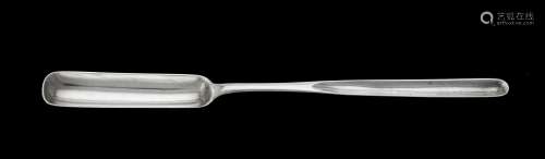 A George III silver marrow scoop by Alice & George Burrows I...