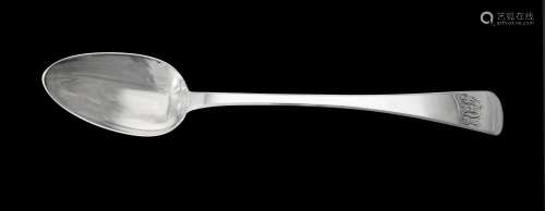 A George IV silver Old English pattern serving spoon by Jona...