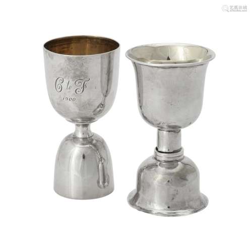 A William IV Irish silver travelling communion cup by Henry ...