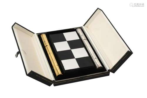 A silver limited edition chess set by Cyril Endfield