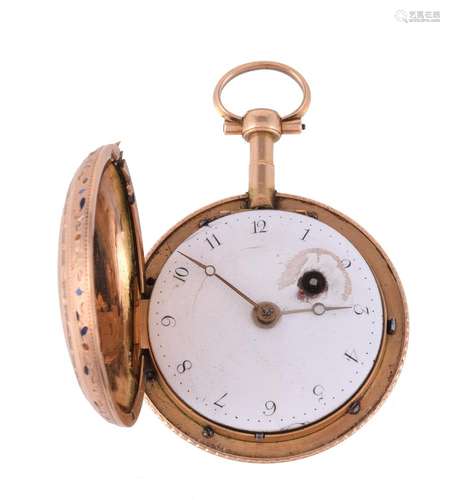 L'Epine, Paris,Gold full hunter pocket watch