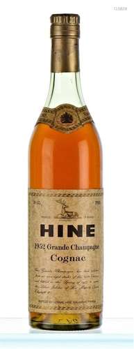 1952 Hine Grande Champagne Cognac