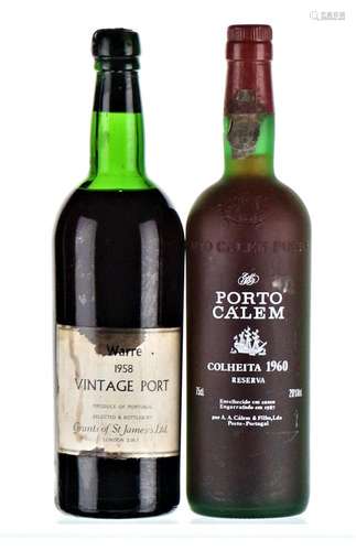 1960 Porto Calem Colheita Reserva/1958 Warre's