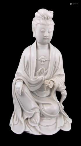 A Dehua figure of Guanyin