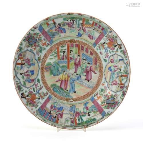 A Cantonese Famille Rose dish