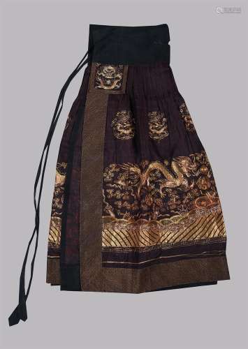 A fine Chinese Chaofu skirt