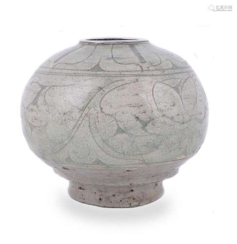 A Korean Pottery Punch'ong Vase