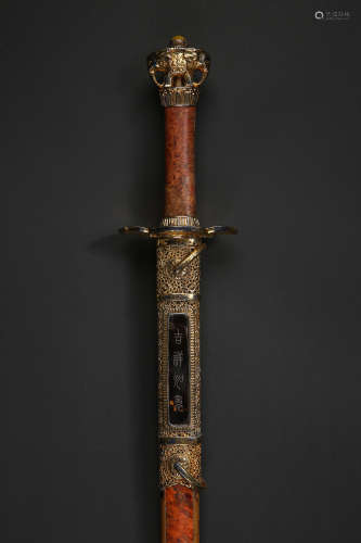 QING DYNASTY, CHINA CHINESE SWORD