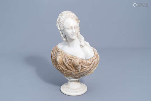 Augustin Pajou (1730-1809, after): Bust of Madame la Comtess...