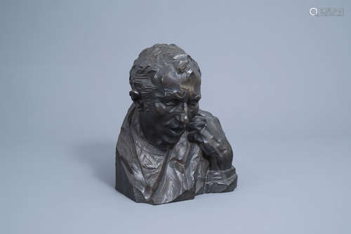 Santiago Rodriguez Bonome (1901-1995): A portrait bust o Pab...