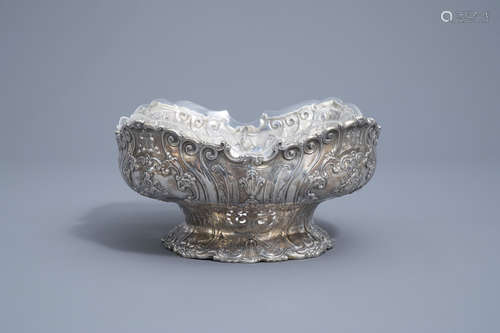 A German silver fruit bowl with coupe, 800/000, mark Storck ...