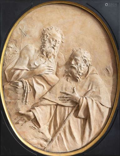 Italian school, Angelo Gabriello Pio (1690-1770): Meeting of...