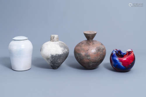 A varied collection modern European studio pottery (Dis Cina...