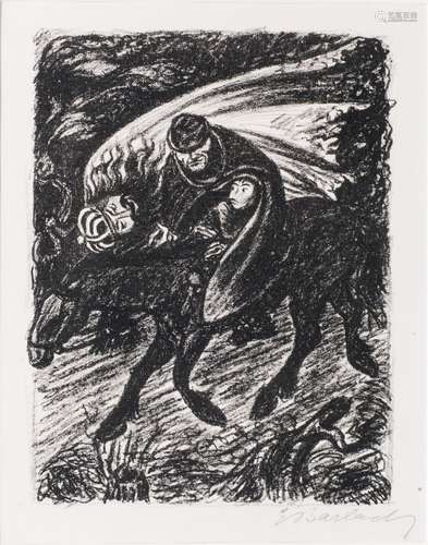 Ernst Barlach (Wedel/Holst. 1870 - Rostock 1938). Erlkönig I...