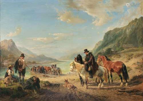 Hermann Kauffmann (Hamburg 1808 - Hamburg 1889). Gesellschaf...