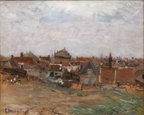 Ludwig Munthe (Sundal 1841 - Düsseldorf 1896). Dorf in den D...